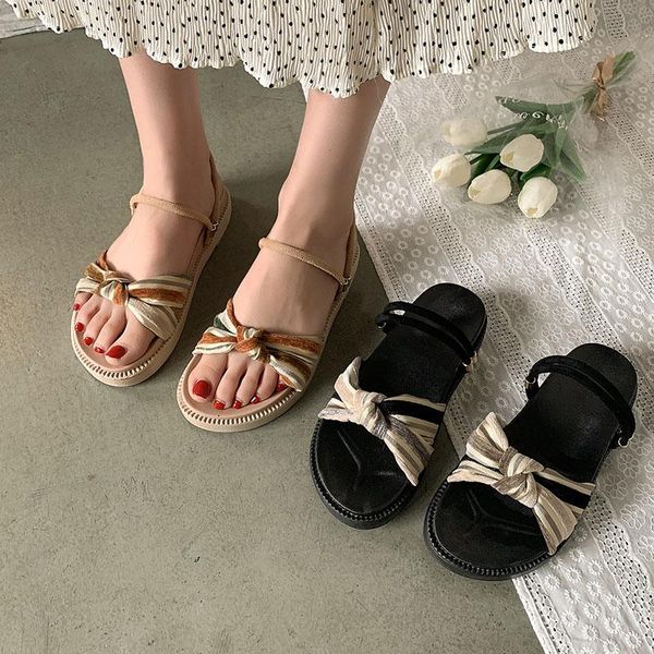 

slippers flat shoes female house platform lady low slides slipers women fashion girl soft 2021 summer luxury pu basic rome rubbe, Black
