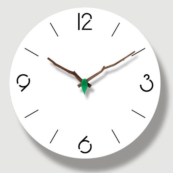 

wall clocks acrylic home decor mute silent for study kids room decoration digital clock white