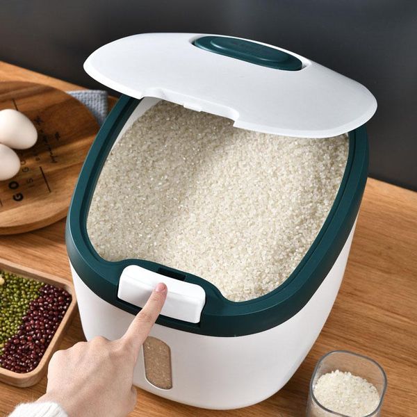

storage bottles & jars household grade rice bucket dispenser cereal containers insect-proof and moisture-proof sealed box