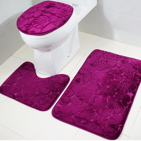 

bath mats bathroom mat set toilet rugs flannel anti slip shower carpets home lid cover rug floor memory foam