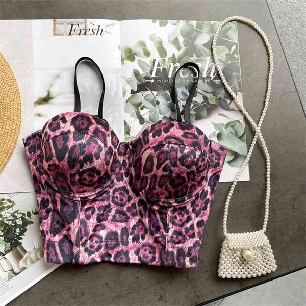 

women outer leopard versatile camis purple slim sling fashion spring summer 11b522 210525, White