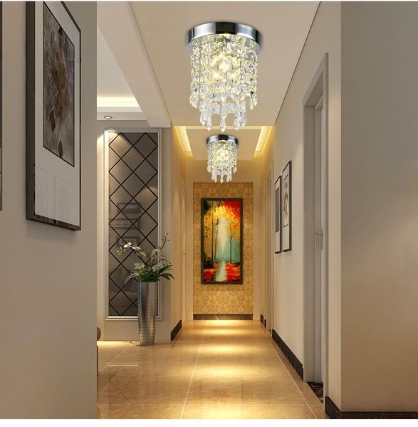 

modern led crystal ceiling lights for bedroom corridor kitchen nordic lamp gold industrial living room light plafonnier