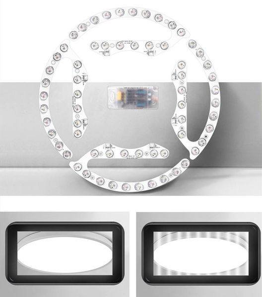 

bulbs led circular lamp board 110v-240v panel circle light