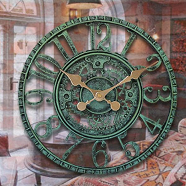 

wall clocks clock, home hollow out decorative artware hanging ornament decor for living room office 2021 fashion