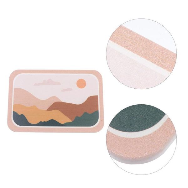 

bath mats 1pc home simple heat resistant cushion multipurpose diatom earth pad (assorted color)