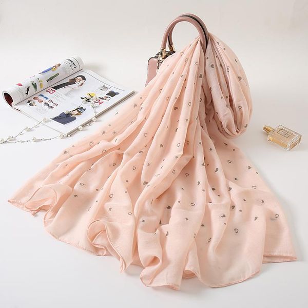 

scarves 2021 design cotton linen scarf women lovely print long shawl hijab female muslim headscaerf wrap bandana kerchief summer foulard, Blue;gray
