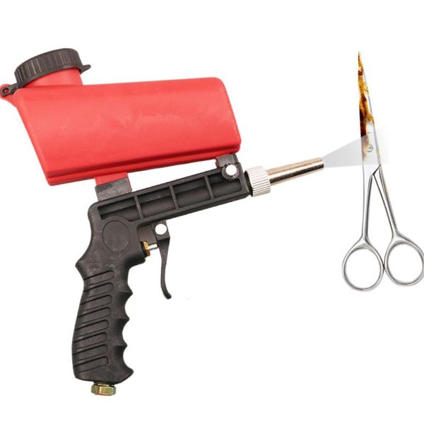 

professional spray guns portable gravity sandblasting gun pneumatic tool small sand blasting adjustable sandblaster for removing rust