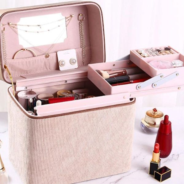 

make-up case, storage portable cosmetic bag, travel and washing large capacity toolbox-abux boxes & bins