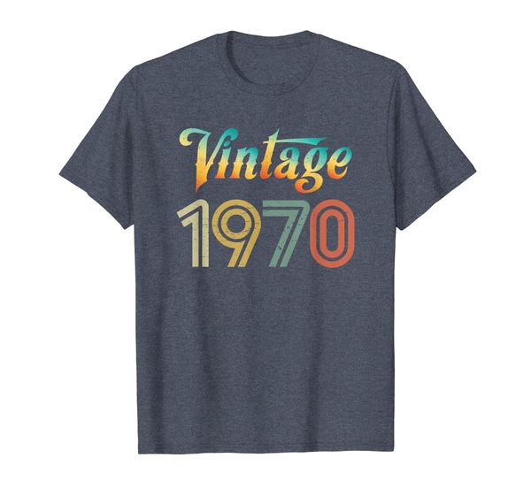 

50 Vintage 1970 Best Year Original Seventies Genuine Classic T-Shirt, Mainly pictures