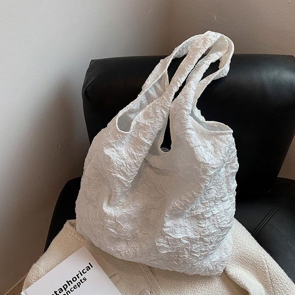 

evening bags soft surface large capacity bag female 2021 trendy fashion shoulder personality leisure portable tote bucket