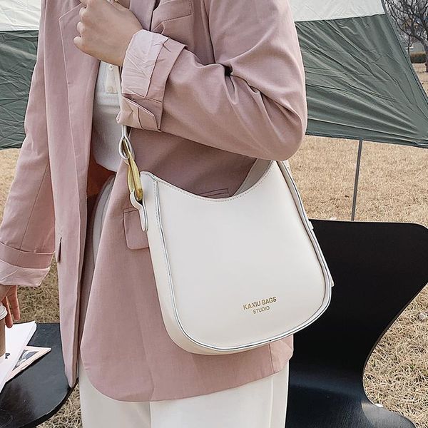 

original brand high-quality bag female 2021 fashion -selling shoulder messenger bucket solid color tote bags