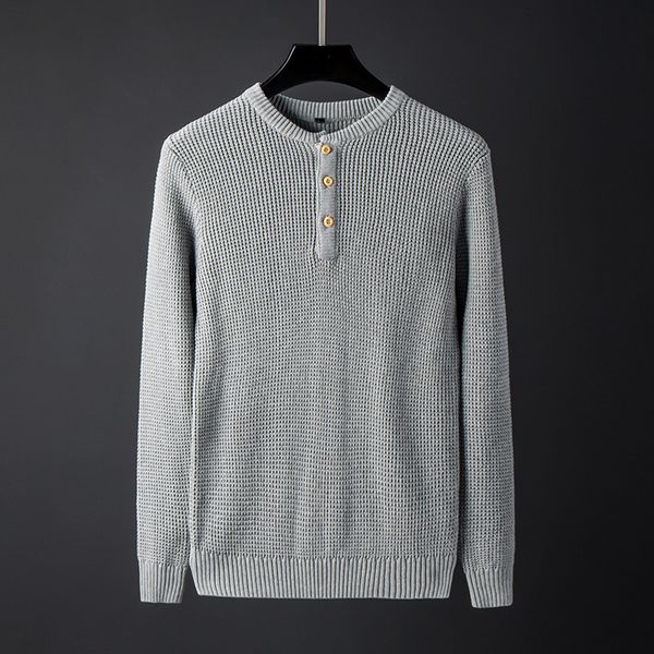 

sweater knit spring and autumn korean fashion men's handsome round neck rib bottom hem ted cardigan casual loose solid color, White;black