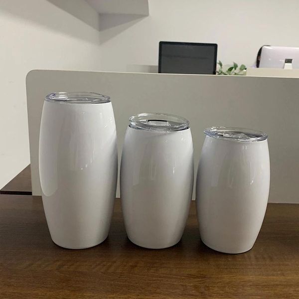 

mugs 50pcs sublimation blanks wine cups 15oz 20oz 25oz tumbler snowman mug stainless steel football style