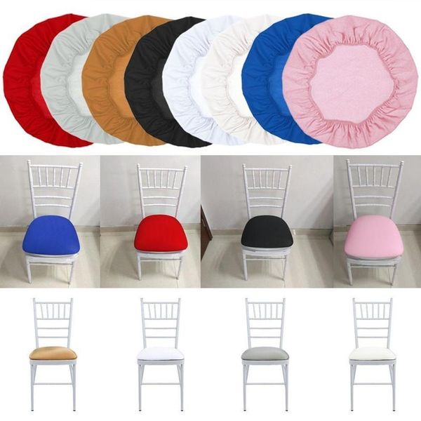 

removable spandex stretch elastic chair hood seat covers dining room wedding banquet decor washable slipcover
