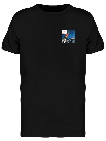 

Take Off Graphic Men's Tee -Image by Shutterstock, White;black