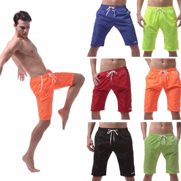 

men shorts swim brief trunks quick dry beach surfing running swimming water short men's, White;black