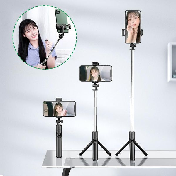 

selfie monopods wireless bluetooth stick tripod horizontal vertical