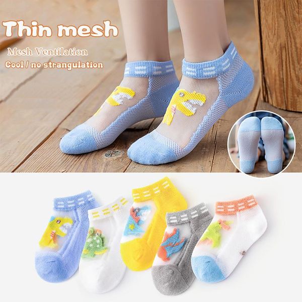 

5pairs/lot infant baby socks mesh cute born boy toddler girls boys cozy breathable filamen non-slip sock, Pink;yellow