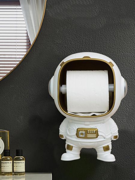 

toilet paper holders tissue box wall hanger roll tube cute creative cartoon storage without punching holder