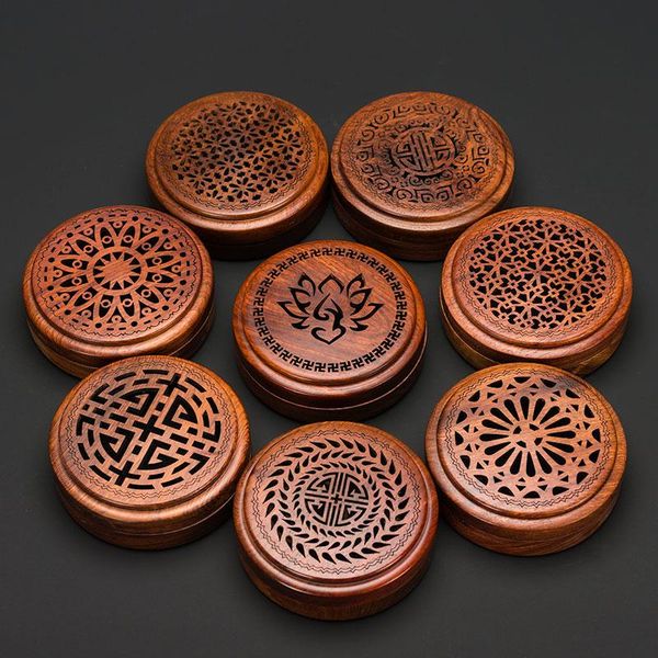 

fragrance lamps vietnam rosewood incense burner 2 and 4 hours coil censer tea house home decoration wooden base wood crafts