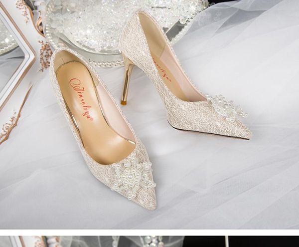 

women's shoes in spring and autumn high fine heel pointed end @p50, Black