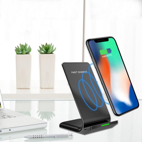 

cell phone mounts & holders multifunction qi wireless charger fast quick stand dock for xs max xr 8 x s9 s8 s7 s10 charging