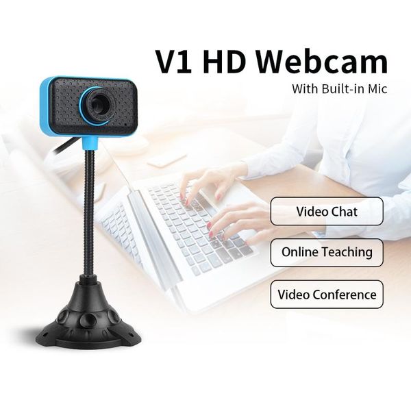 

webcams usb webcam 480p full hd web camera lapdeskhigh-definition 30fps noise-reduction microphone plug and play