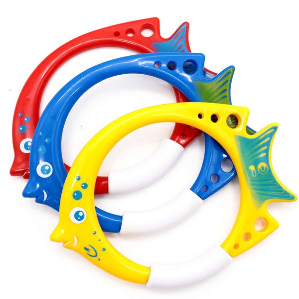 

diving fish ring toy children's swimming pool training memory diving torpedo set