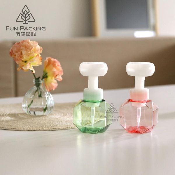 

liquid soap dispenser flower foam bottle bathroom accessories mousse shampoo travel foaming empty hand sanatizer filling