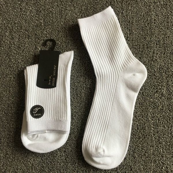 

kno haimina cotton middle tube men's autumn and winter thickening men's professional deodorant solid color medium socks medium sockscotton, Black