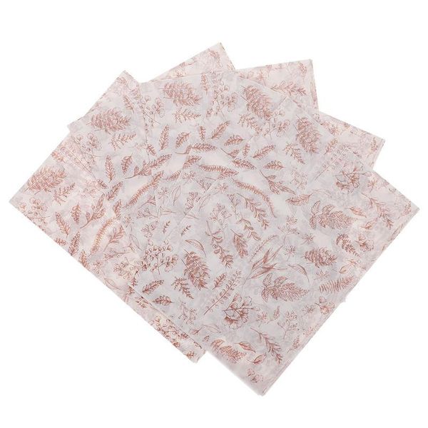 

gift wrap 5 sheets disposable food wrapping greaseproof paper soap packaging