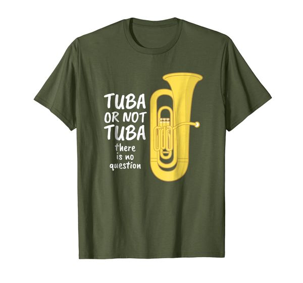 

funny tuba or not tuba t-shirt, White;black