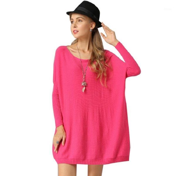 

women's sweaters large size clothing season pullover loose sweater medium long fashion printing, White;black