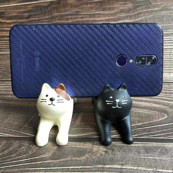 

cute cartoon animal cat mobile phone holder stand universal multi-function figure cellphone portable cell mounts & holders