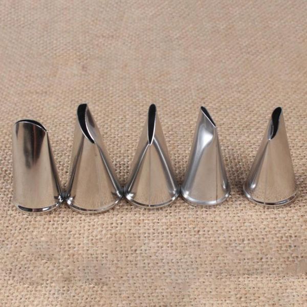 

baking & pastry tools cake decorating 5pcs/set good quality stainless steel icing piping nozzles tips set kitchen accessories