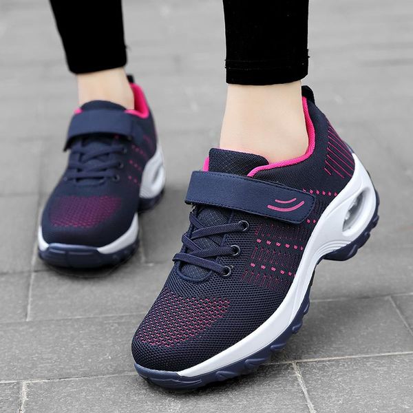 

dress shoes prowow comfortable ladies outdoor dance heightening women's casual platform sneakers women zapatos de mujer, Black