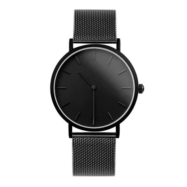 

wristwatches minimalist men fashion ultra thin watches simple business stainless steel mesh belt quartz watch relogio masculino, Slivery;brown
