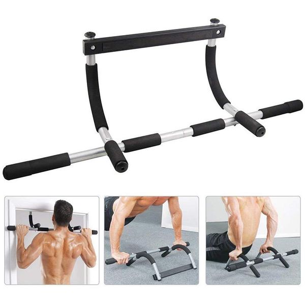 

indoor workout door frame pull up bar wall chin adjustable training horizontal for home fitness equipments bars