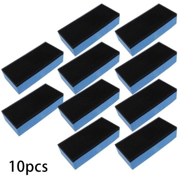 

car sponge 10pcs ceramic coating automobiles glass nano wax coat applicator polishing pad washing accessories
