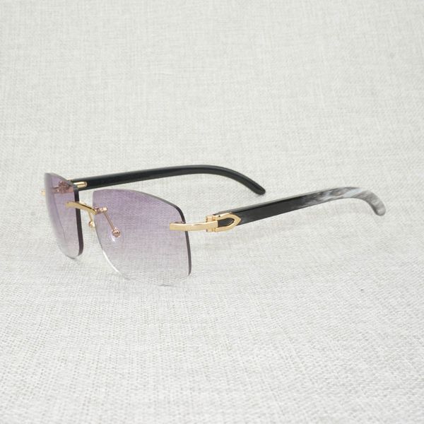 

fingerprint black buffalo horn oversize sunglasses men natural wood shades random glasses for driving outdoor eyes gafas, White;black