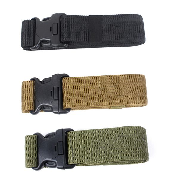 

finest tactical gear combat train police duty army belt, Black;green