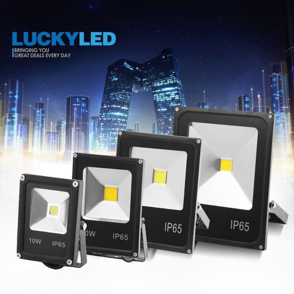 

led spotlight outdoor 50w 30w 20w 10w flood light 220v 240v waterproof ip65 reflector projector floodlights
