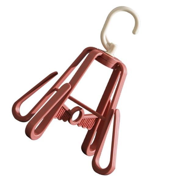 

hangers & racks 2pcs rotatable shoes hanger anti-wind home drying rack red