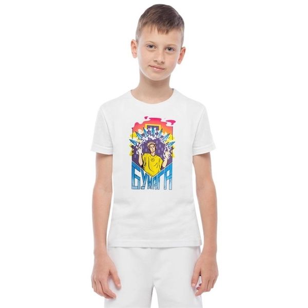 Çocuklar 100% Pamuk T Shirt Merch A4 Kağıt Baskı Rahat Aile Giyim Moda Tops T-Shirt Çocuk Yetişkin 4 210724