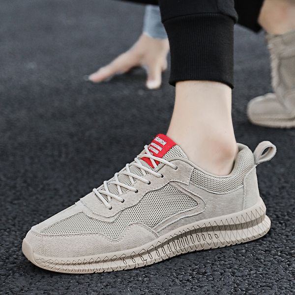 

wholesale 2021 fashion for men women sport mesh running shoes outdoor runners breathable grey brown walking jogging sneakers size 39-44 wy19