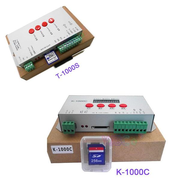 

controllers k-1000c (t-1000s updated) program led controller k1000c ws2812b,ws2811,apa102,t1000s ws2813 2048 pixels dc5-24v