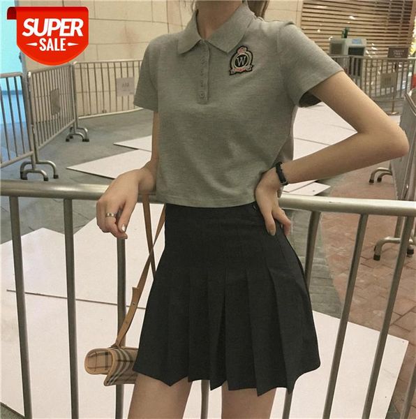 

t-shirt set female summer french small platycodon skirt two-piece waist thin sweet short dress #xs83, Black