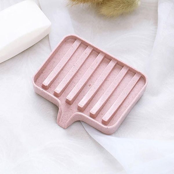 

soap dishes nordic wheat straw holder dish shelf draining waterfall storage box tray