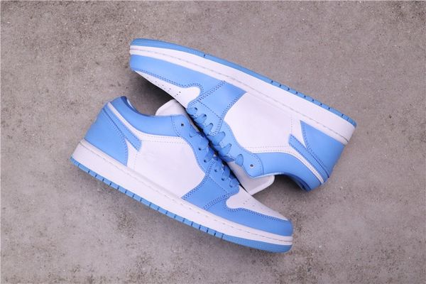 

authentic new jumpman 1 selling sports shoes, light blue and white breathable mens and womens running shoes lovers outdoor walking stule