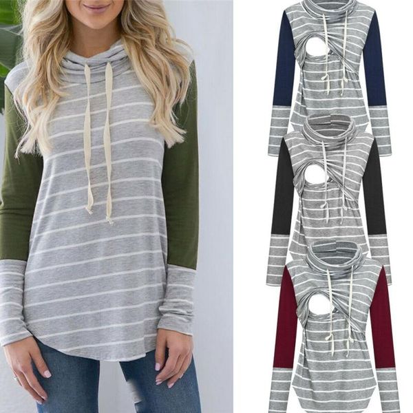 

maternity & tees women pregnant casual loose nursing breastfeeding blouse t-shirt, White